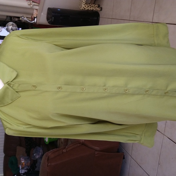 women's blouse Conrad Collection long sleeve button down blouse, size 12, love - Picture 2 of 10